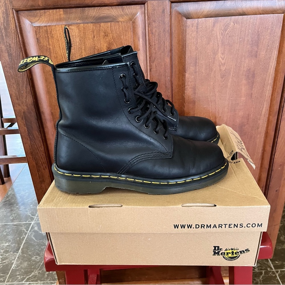 Dr. Martens Black Lace-Up Boots